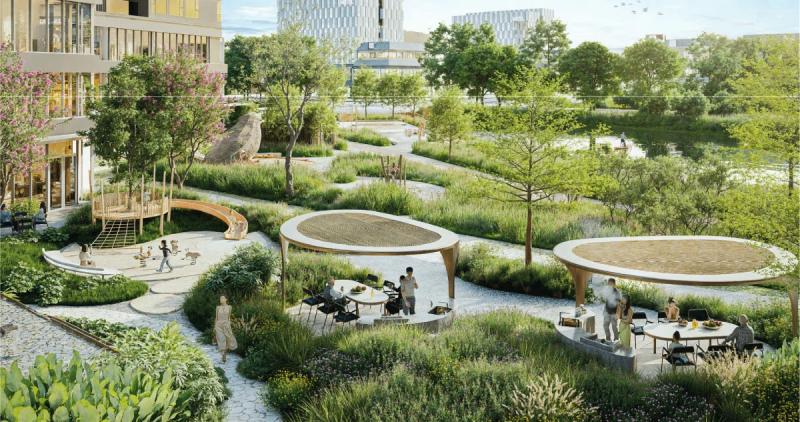 Tiện ích Masteri Cosmo Central công viên