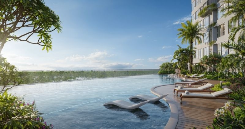 Thiết kế Dual Key thông minh tại Forest Onsen mở ra hai không gian sống trong cùng một căn hộ.