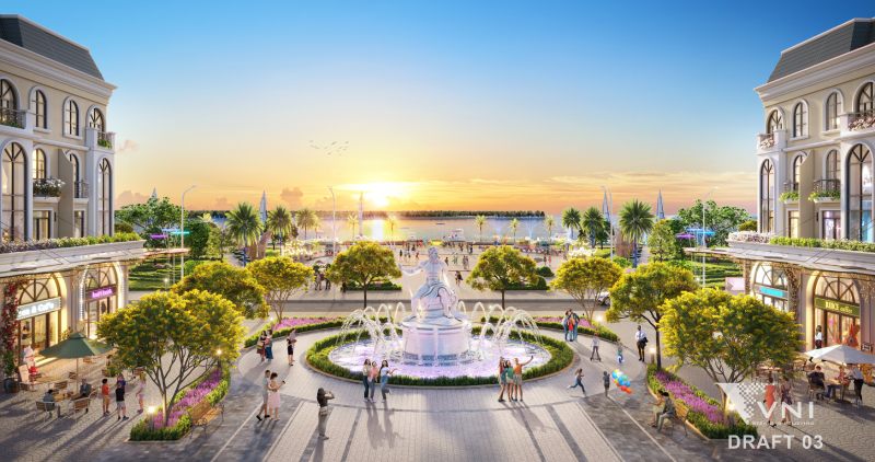 Tượng thần biển và biểu tượng vầng trăng