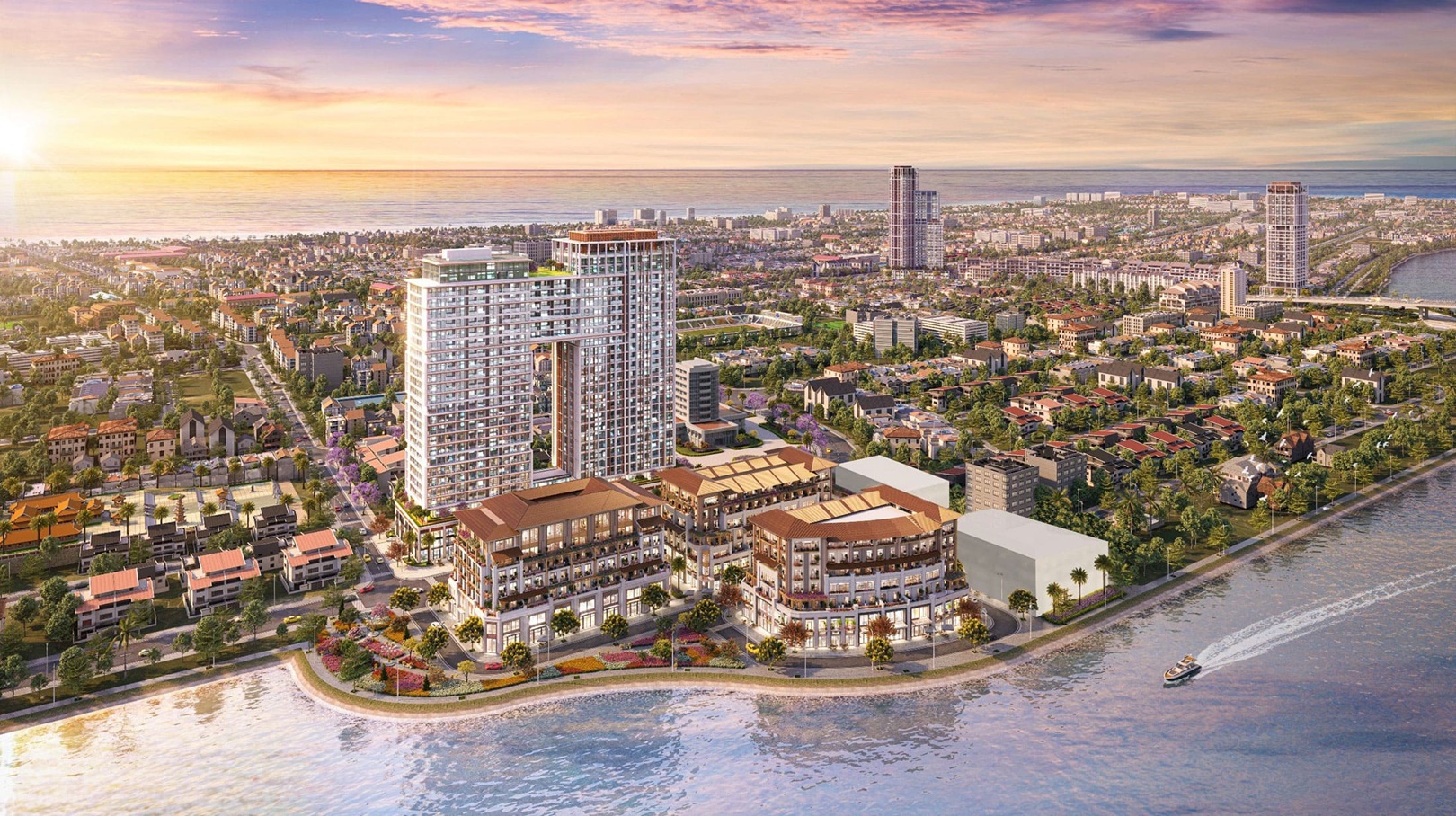 Tổng thế dự án Sun Ponte Residences