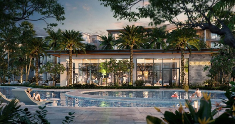 Clubhouse Marina Bayfront – không gian nghỉ dưỡng chuẩn resort, nơi cư dân thư giãn, bơi lội và tận hưởng tiện ích đẳng cấp ngay ngưỡng cửa.