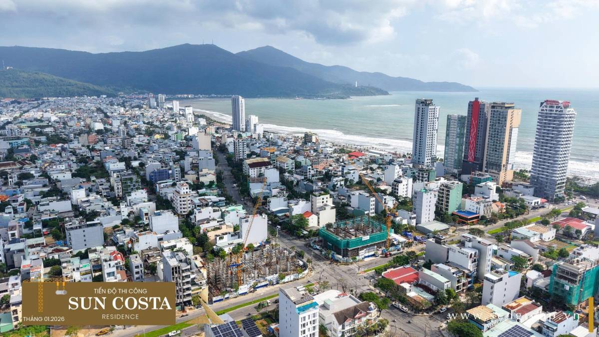 Tiến độ Sun Costa Residence