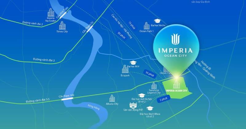Vị trí The Parkland Imperia