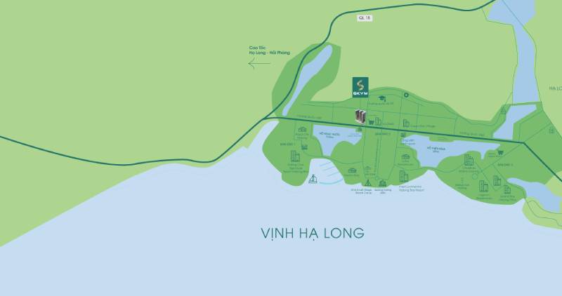 Vị trí Sky M Hạ Long