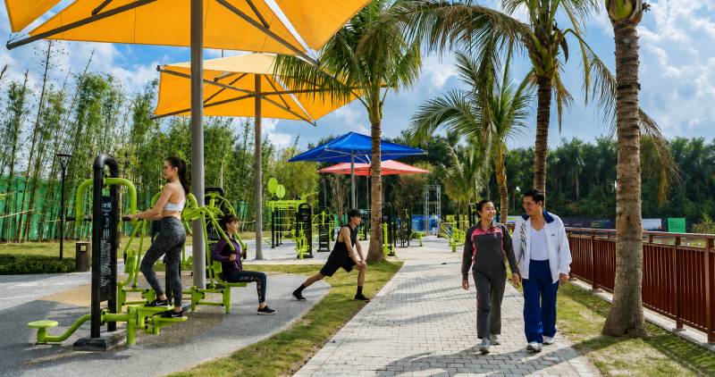Khu tập thể thao ngoài trời