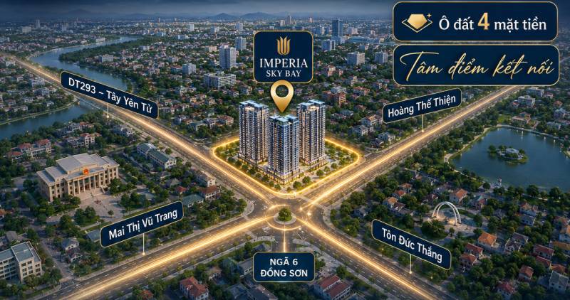 Vị trí Imperia Sky Bay Bắc Giang