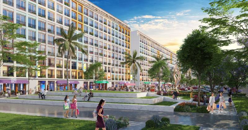 Phố thương mại, mua sắm và ẩm thực