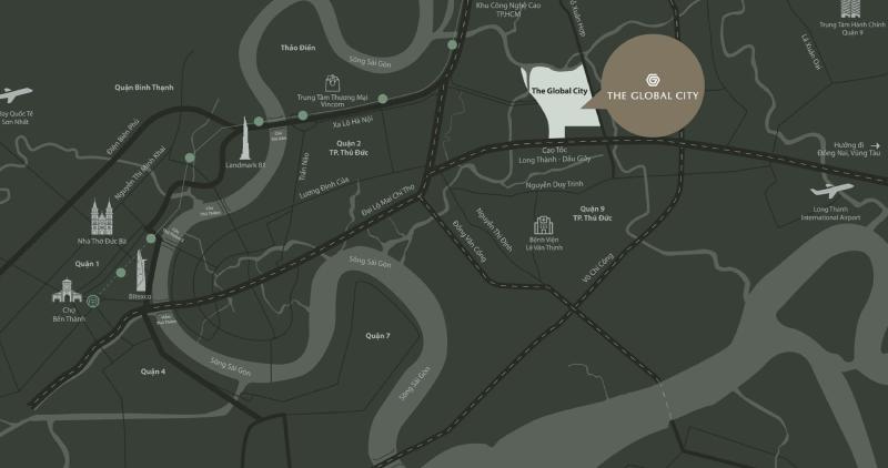Vị trí The Global City