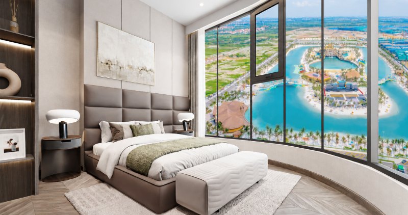 Căn hộ 3 phòng ngủ Lumière Spring Bay